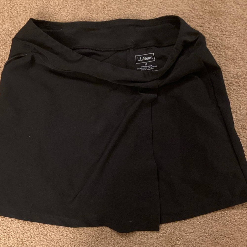 LL bean skort with zipper